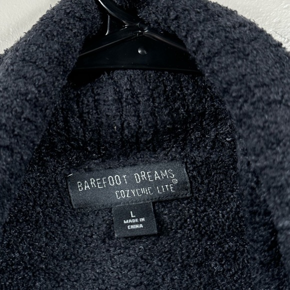 CozyChic Lite Circle Cardi Size Large - Black Cardigan Sweater - Picture 5 of 6